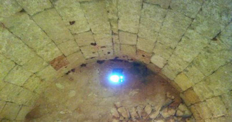 foto della volta a botte della liama in salento