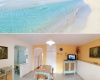nella foto vedo il mare e un soggiorno di una casa vacanze in pescoluse di salve in salento